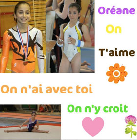Oréane Léchenault une gymnaste qui aime ses fans