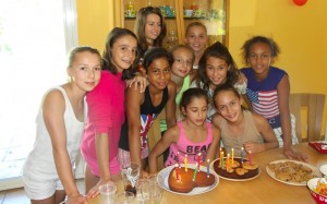 Les gymnastes du Pôle de Toulon fêtent les 12 ans d'Oréane